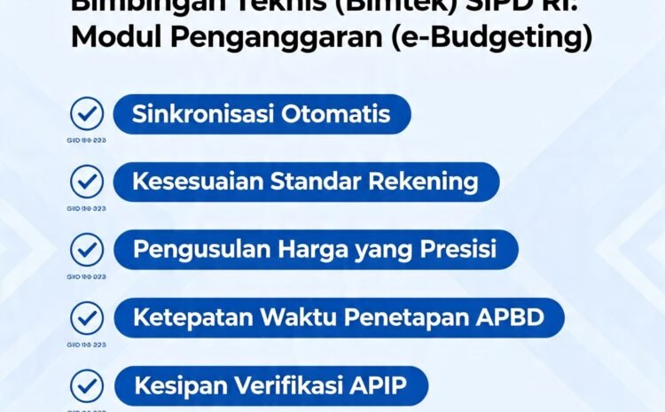  Bimtek SIPD RI : Penerapan Modul Penganggaran (e-Budgeting)